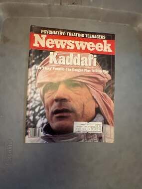 Newsweek Magazine January 20 1986, Kaddafi: The Flaky Fanatic